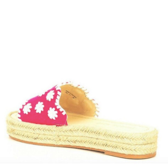 NIB Jack Rogers Palmer Magenta & White Sandals - Picture 4 of 8